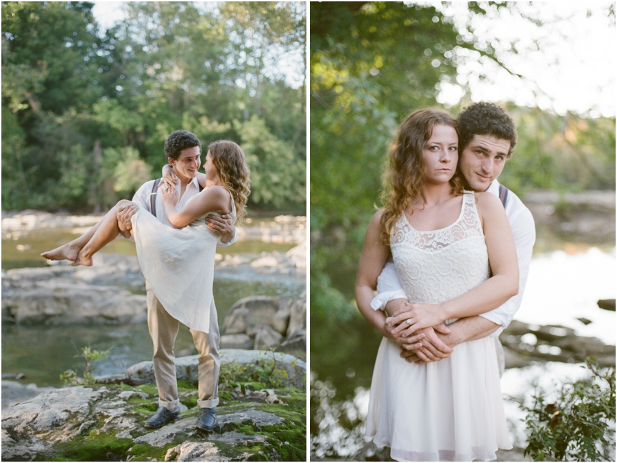 romantic engagement portrait poses, bohemian engagement photographers