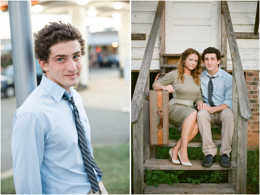 southern portrait photography, vintage engagement photographer