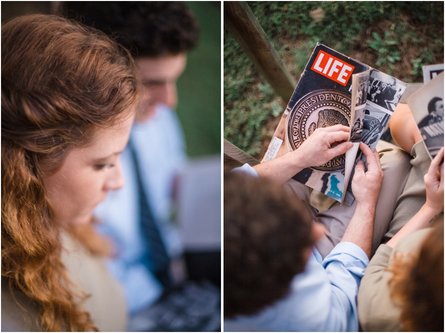vintage life magazines, vintage engagement photographers 