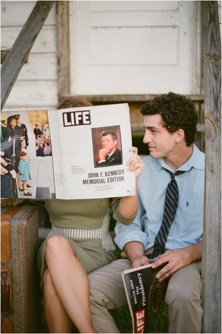 vintage engagement photographers, raleigh nc