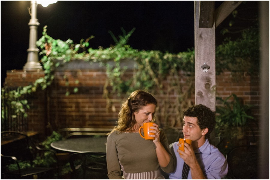 vintage engagement photography, raleigh nc