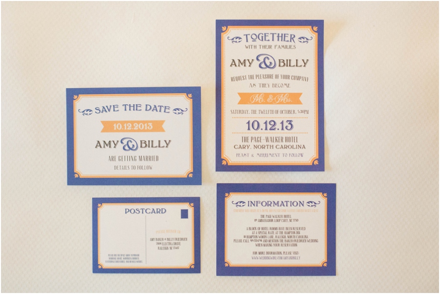 southern wedding stationary