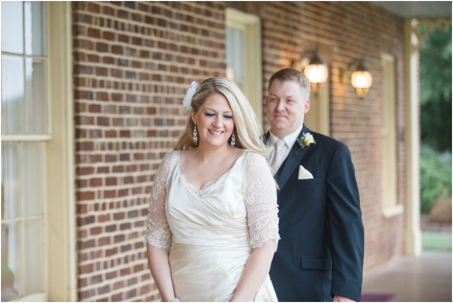 first look photography, southern vintage wedding photography, raleigh nc
