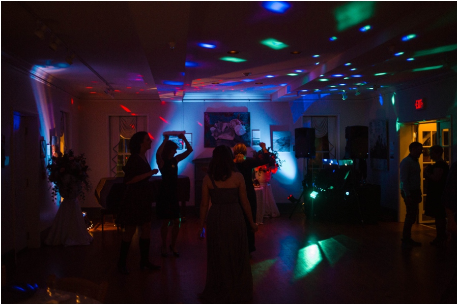 guests on the dance floor at wedding reception, southern wedding photographers