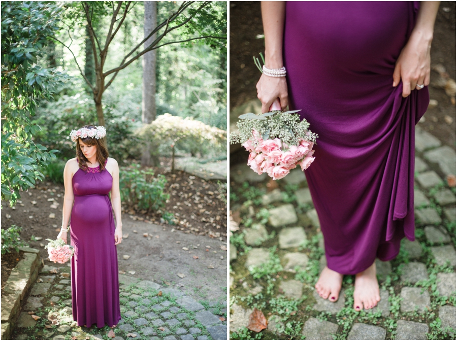 garden maternity photography, southern maternity photographers