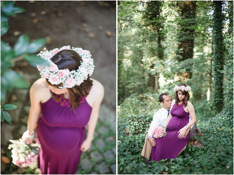 bohemian maternity photography, romantic maternity photographers