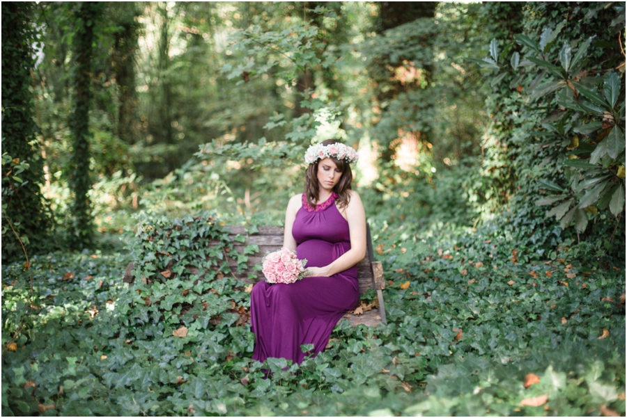 garden maternity photography, raleigh nc