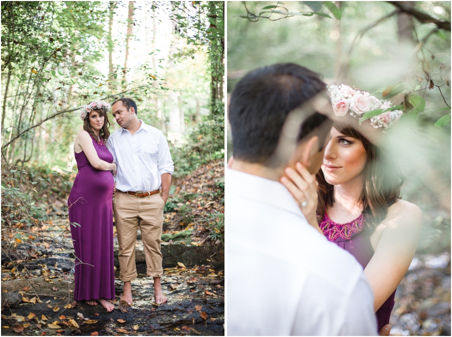 bohemian maternity photography, romantic maternity photographers