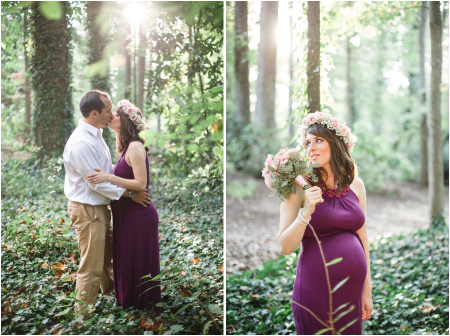 romantic bohemian photography, southern maternity photographers