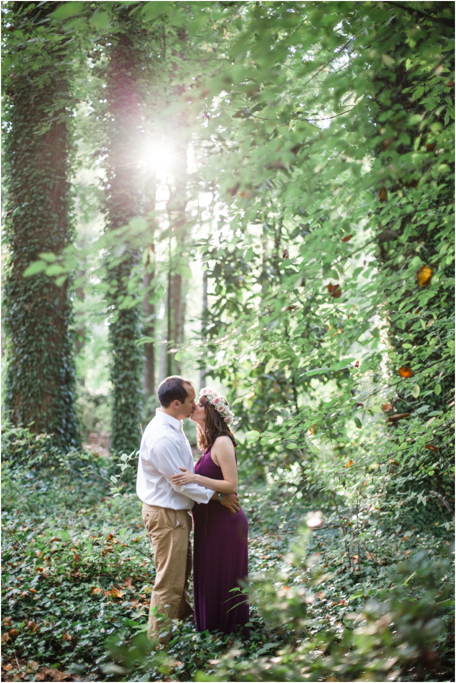 romantic bohemian maternity photography, raleigh nc