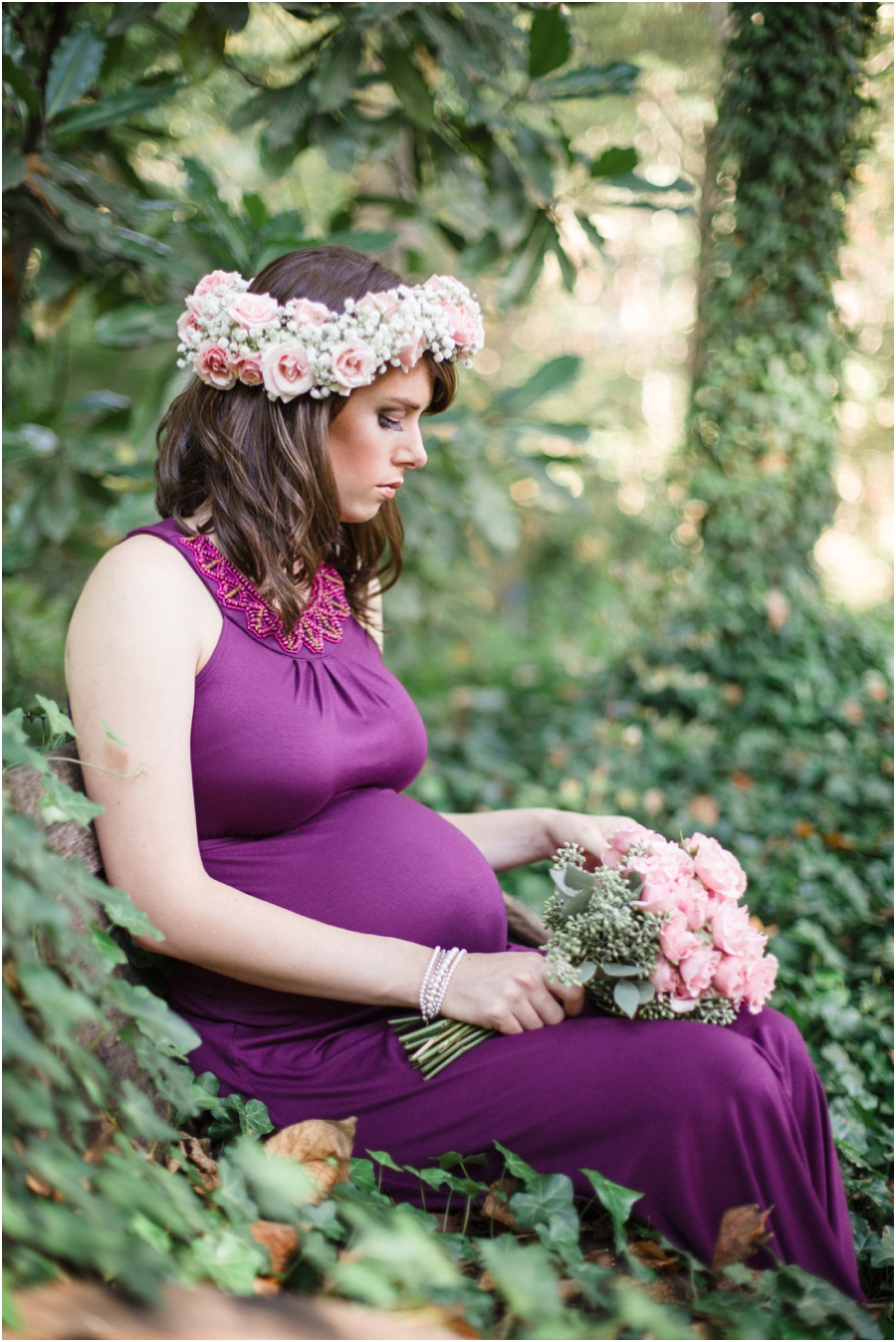 bohemian maternity photography, raleigh nc