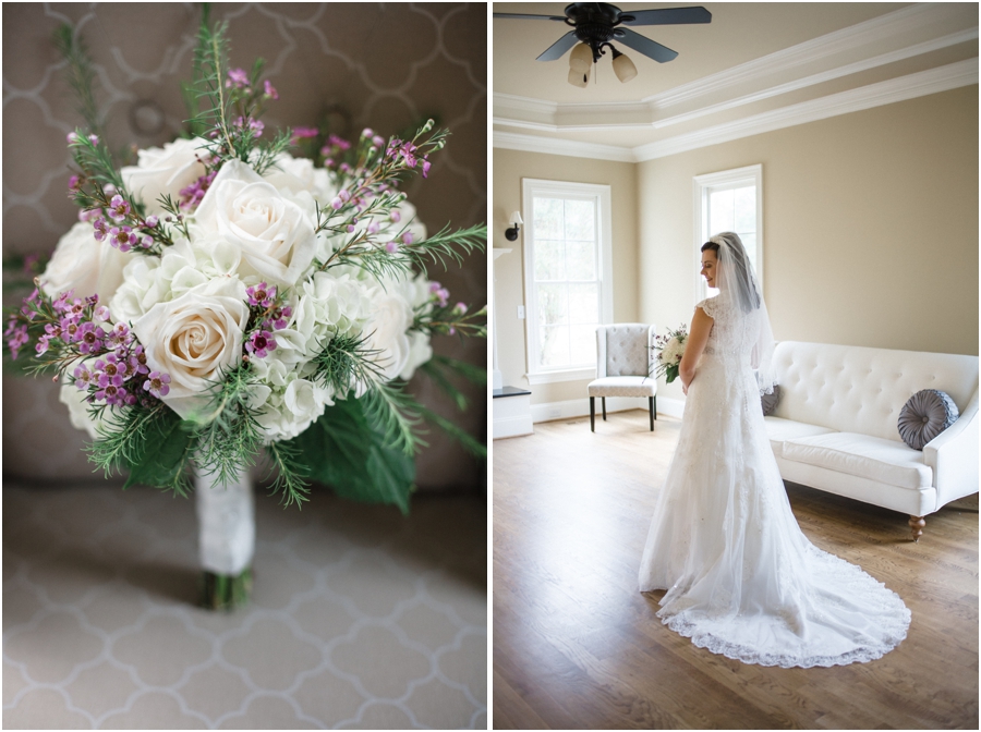 fresh flower bouquet, southern bridal photographers