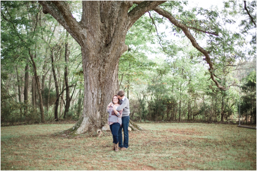 woodsy engagement photography, raleigh nc