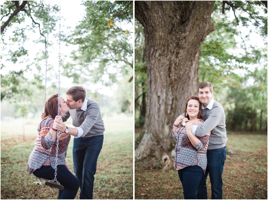 romantic southern engagement photography, north carolina engagement photographers