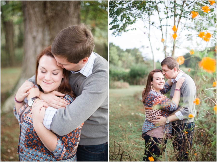 north carolina engagement photography, fall engagement photographers