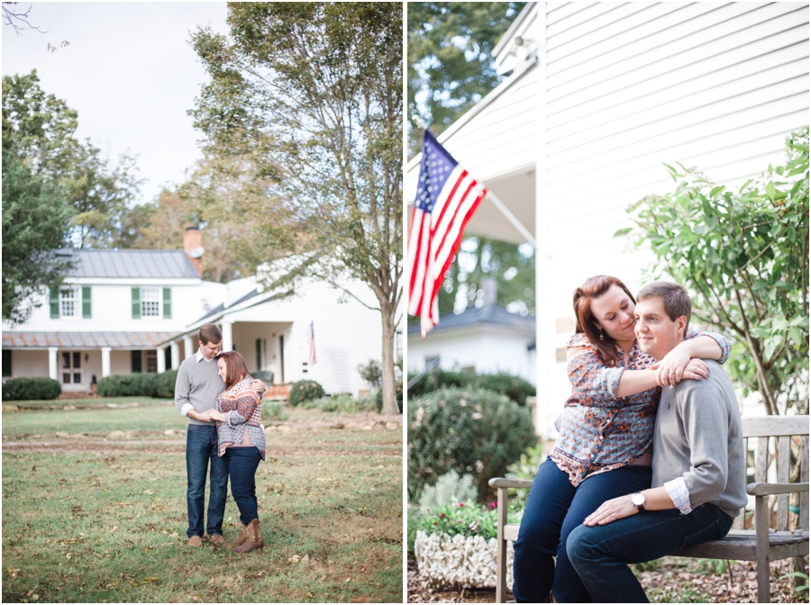 The Inn at Bingham School, north carolina engagement photographers
