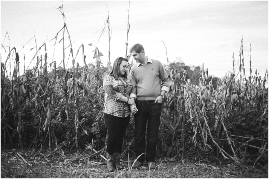 black and white engagement photography, raleigh nc