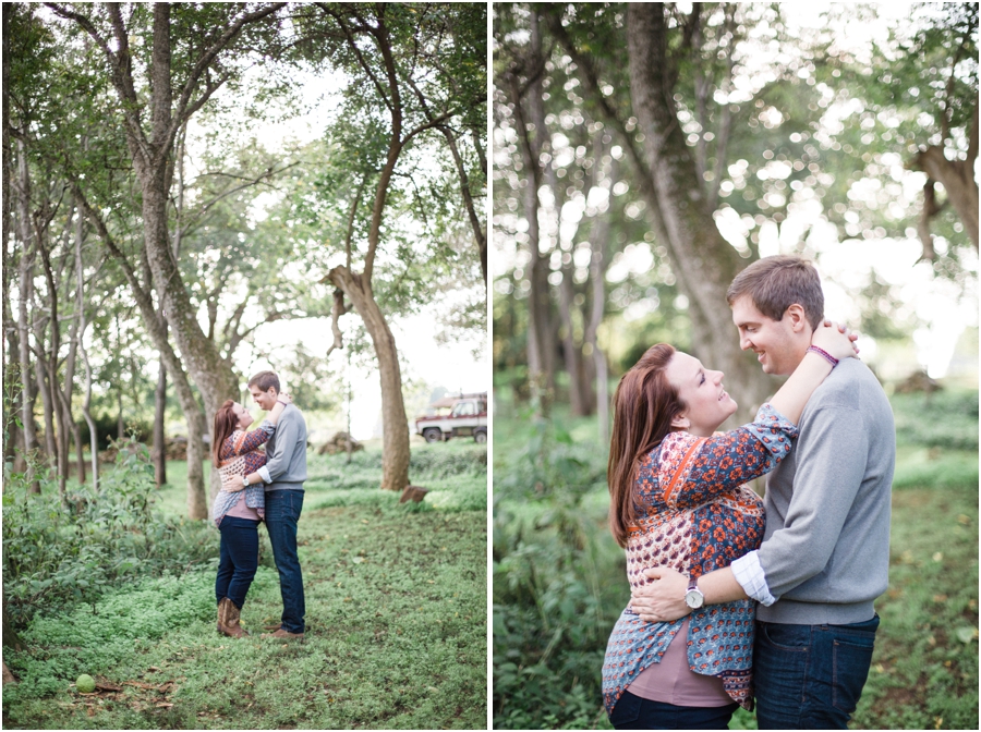north carolina engagement photography, woodsy engagement photographers