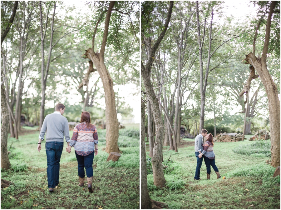 forest engagement photography, southern engagement photographers