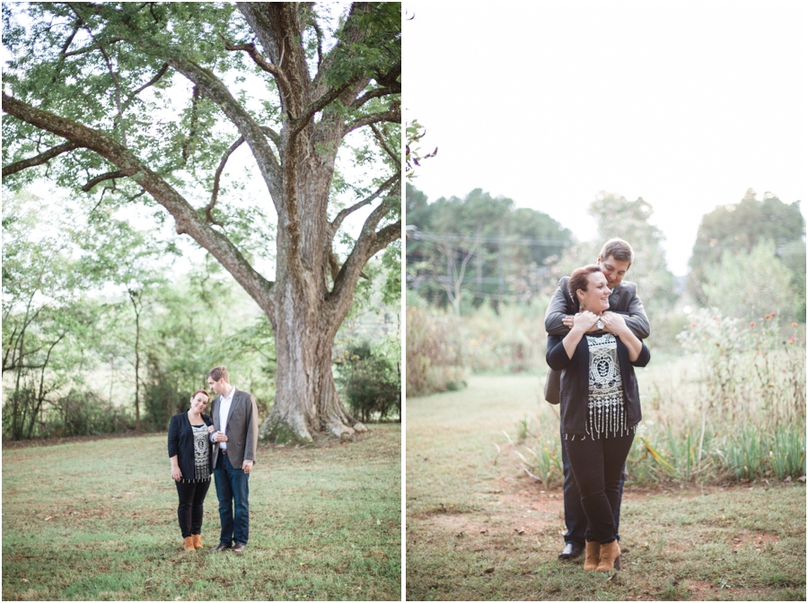 forest engagement photography, southern engagement photographers