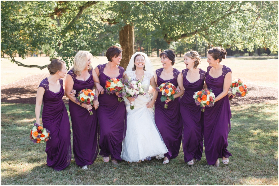 southern weddings, fun bridal party poses
