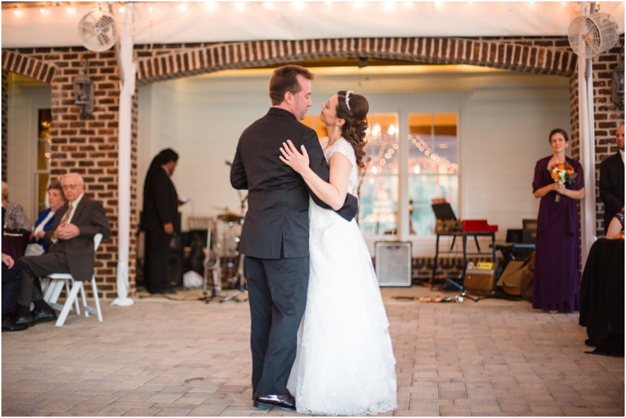 romantic wedding reception photography, raleigh nc