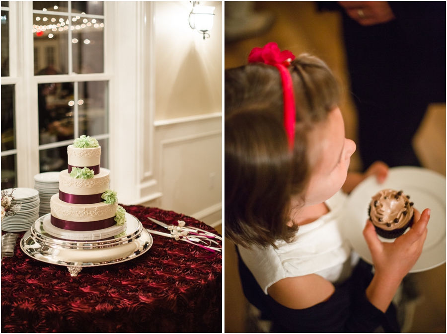 cream, purple, and light green wedding cake, southern wedding reception photography