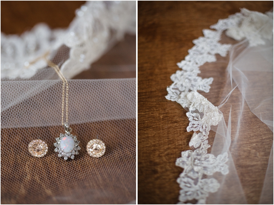 vintage bridal jewelry, lace rimmed veil, southern bridal photography 