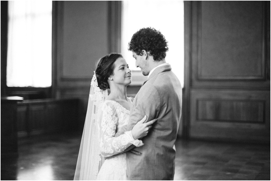 black and white wedding photography, winston-salem nc