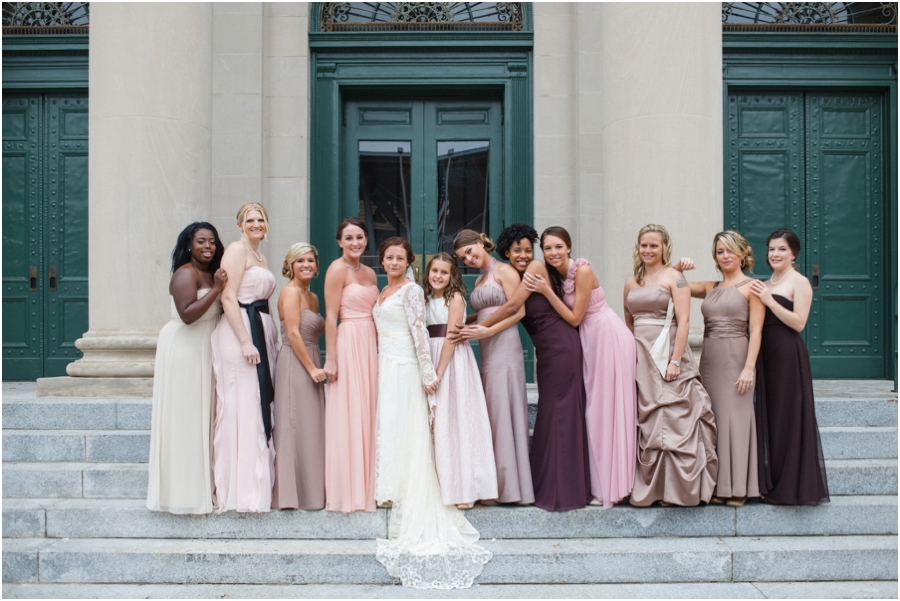 southern bridal party photography, raleigh nc