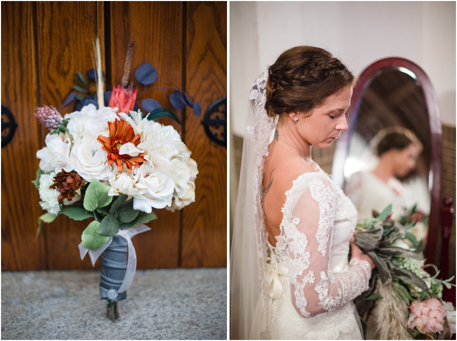 southern bridal bouquet, vintage bridal photography