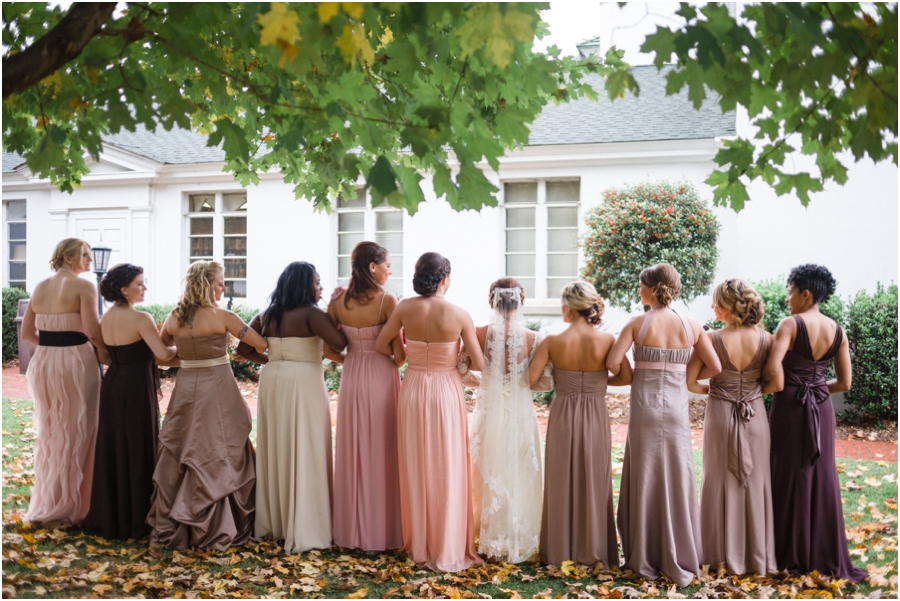 mismatched bridesmaid dresses, southern weddings