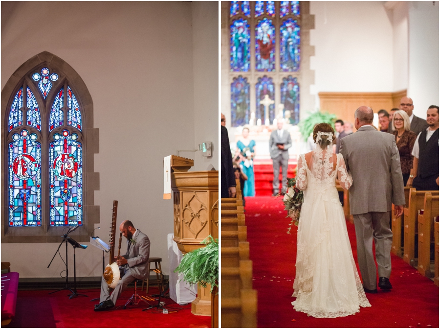 winston-salem nc wedding photography, father walking bride down the aisle