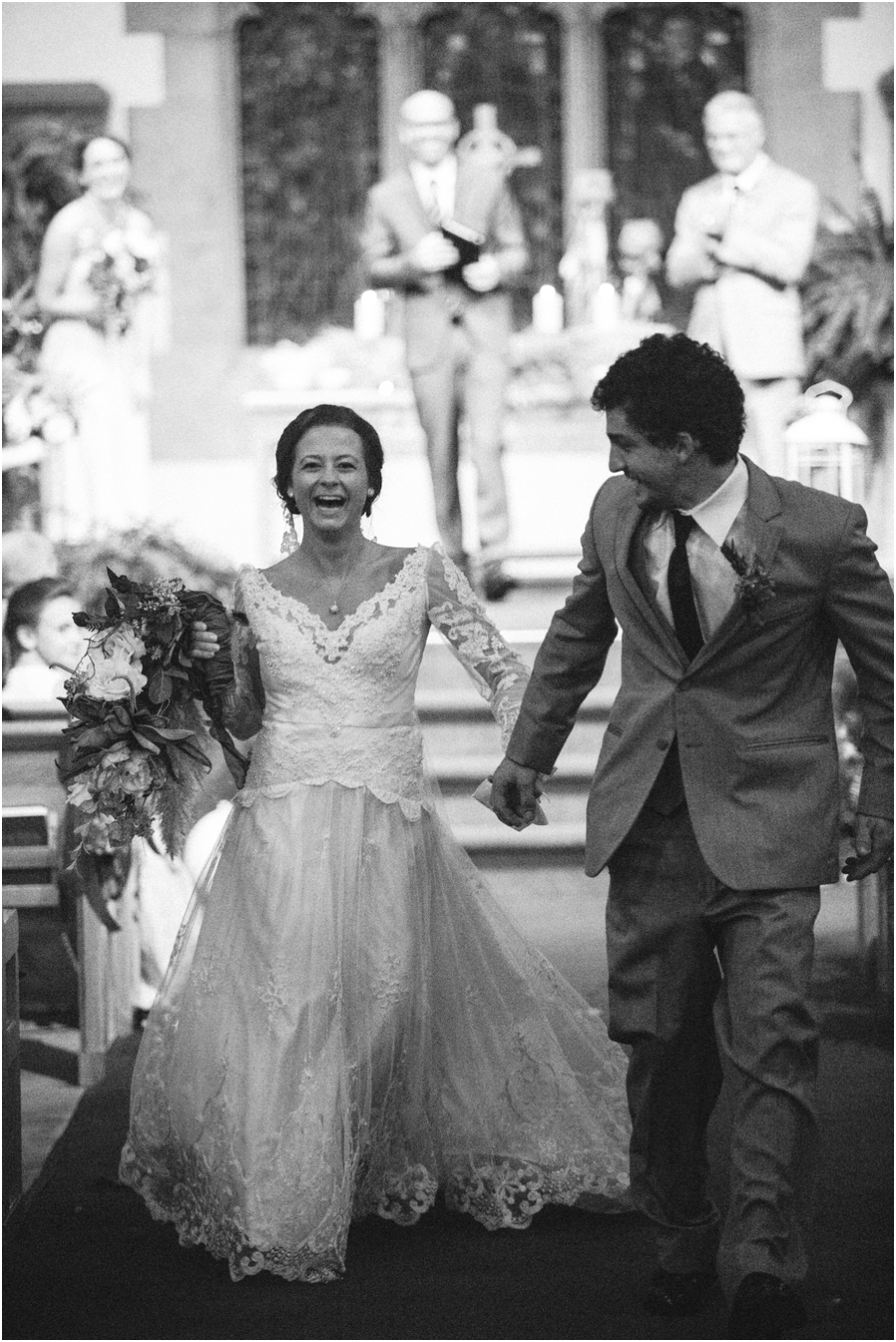 black and white wedding photography, raleigh nc