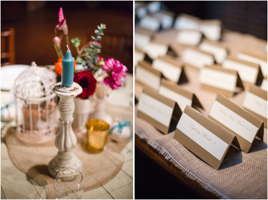 bohemian wedding reception decor, southern wedding reception photography