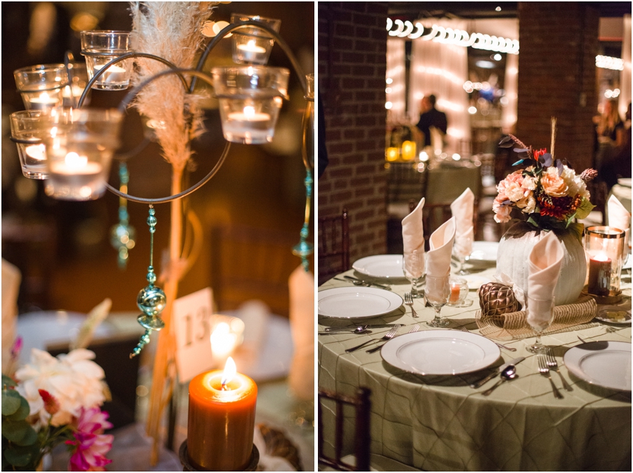 bohemian wedding reception photography, Millennium Center wedding