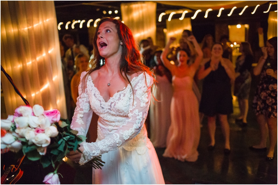 bouquet toss, vintage wedding photography