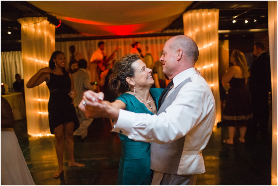 guests dancing at wedding reception