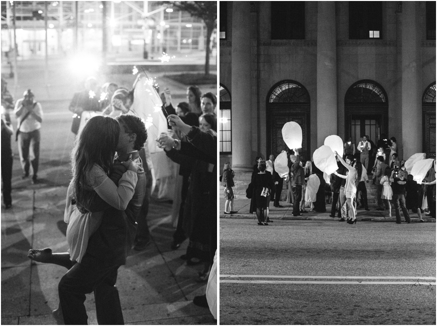 vintage wedding photography, wish lantern sendoff