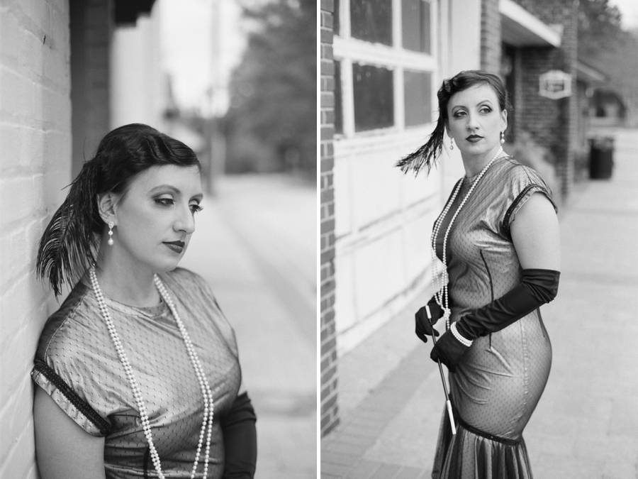 vintage portrait photography, 1920s flapper