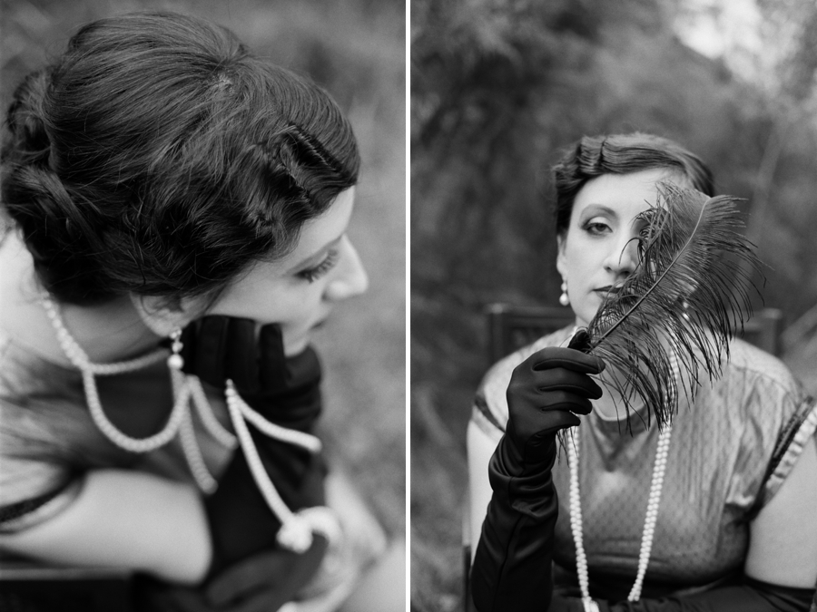 vintage portrait photography, 20s inspired portraits