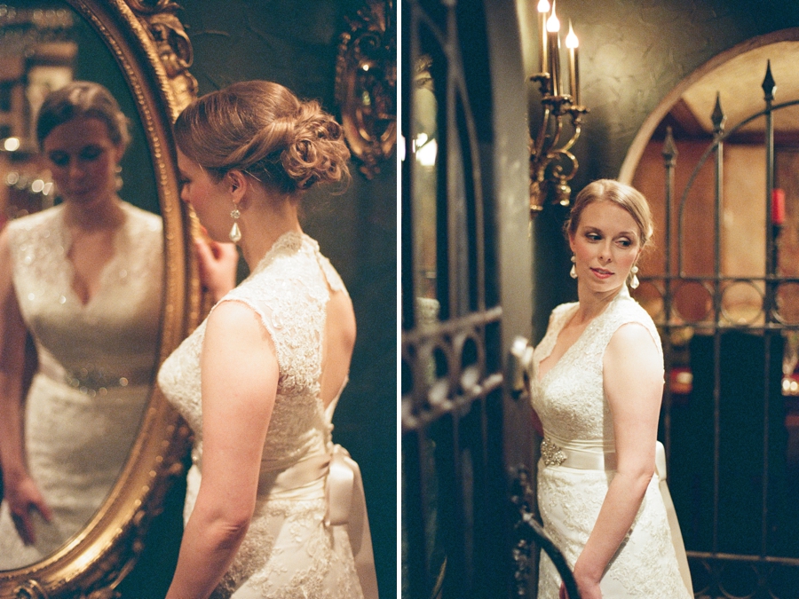 vintage bridal portraits, fine art wedding photography