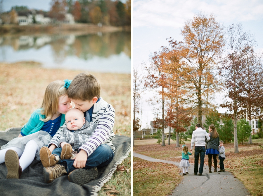 autumn family photography, nc film portrait photographers