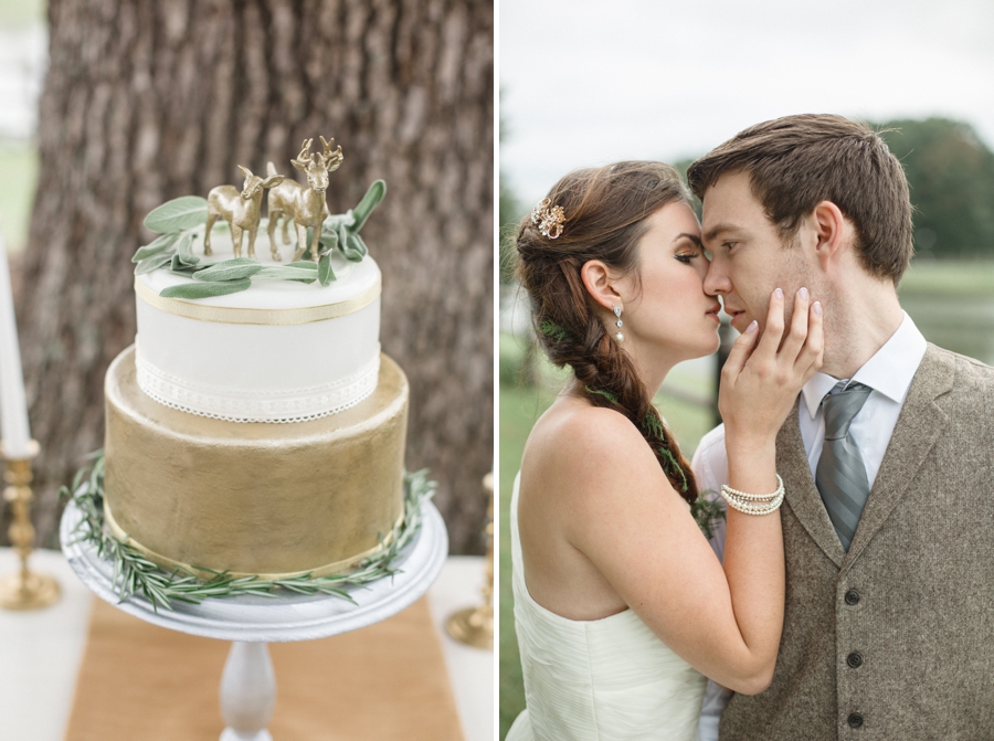 bohemian wedding cake, romantic vintage wedding photography
