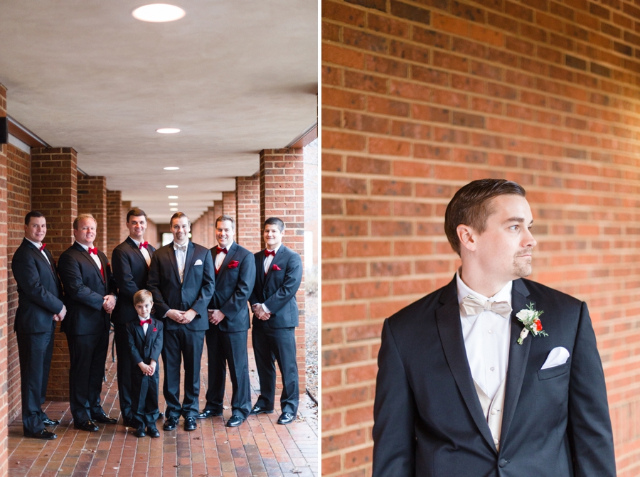 groomsmen at the church, groom photography