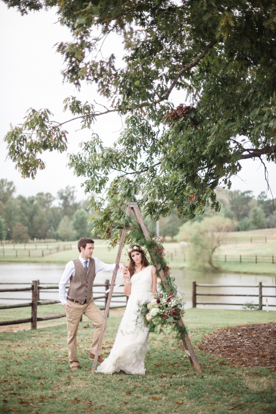 romantic bohemian wedding photography, north carolina