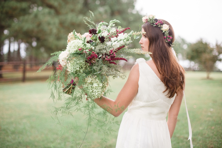 bohemian bridal photography, raleigh nc
