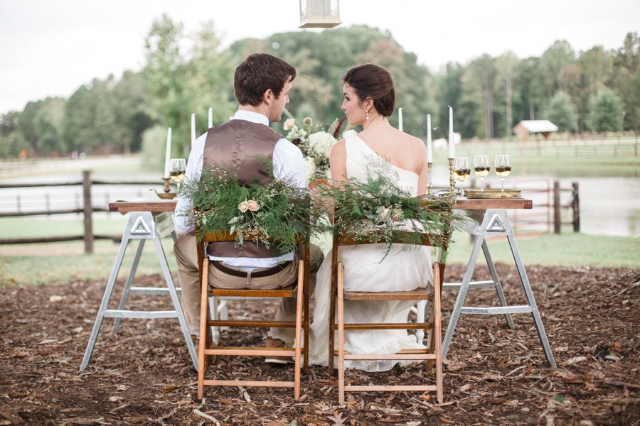 bohemian wedding reception photography