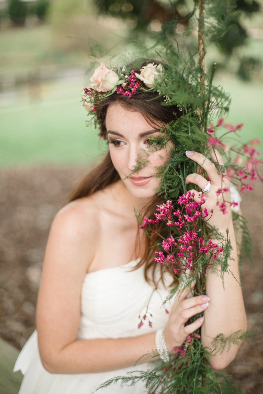 bohemian bridal photography, raleigh nc