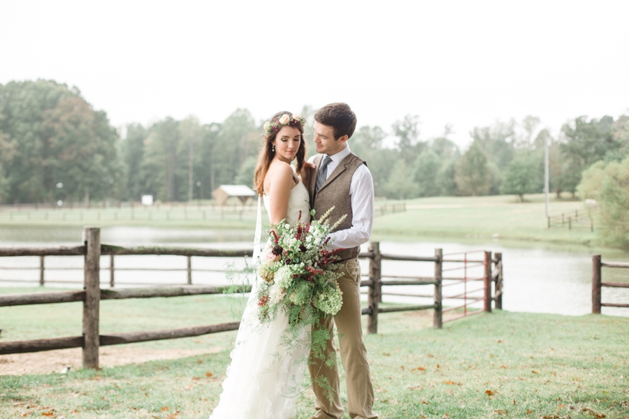 vintage bohemian wedding photography, nc